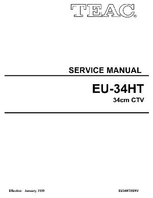 Сервисная инструкция Teac EU-34HT ― Manual-Shop.ru