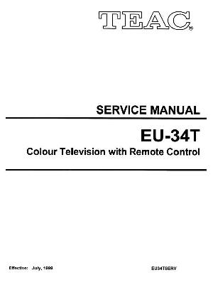 Сервисная инструкция Teac EU-34T ― Manual-Shop.ru