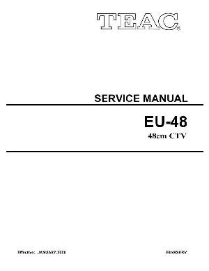 Сервисная инструкция Teac EU-48 ― Manual-Shop.ru