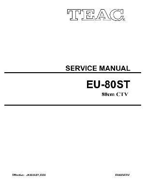 Сервисная инструкция Teac EU-80ST ― Manual-Shop.ru