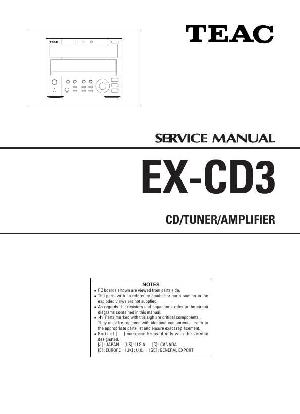 Сервисная инструкция Teac EX-CD3 ― Manual-Shop.ru