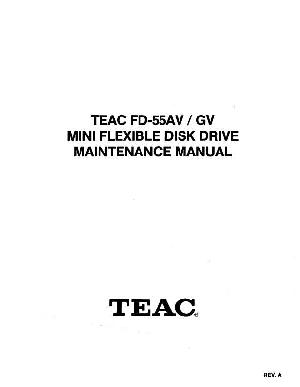 Сервисная инструкция Teac FD-55AV, GV  ― Manual-Shop.ru