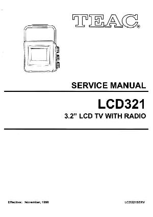 Сервисная инструкция Teac LCD321 ― Manual-Shop.ru