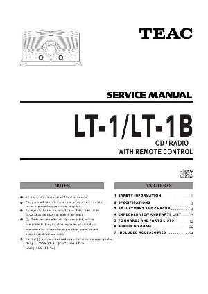 Сервисная инструкция Teac LT-1 ― Manual-Shop.ru