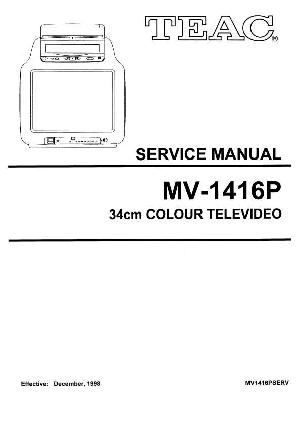 Service manual Teac MV-1416 ― Manual-Shop.ru