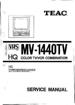 Сервисная инструкция Teac MV-1440TV ― Manual-Shop.ru