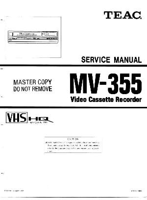 Service manual Teac MV-355 ― Manual-Shop.ru