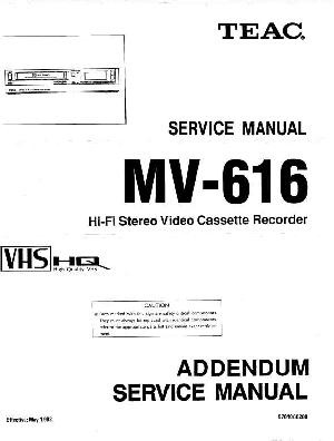 Service manual Teac MV-616 ― Manual-Shop.ru