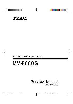 Сервисная инструкция Teac MV-8080G ― Manual-Shop.ru