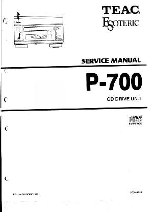 Service manual Teac P-700 ― Manual-Shop.ru