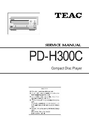 Сервисная инструкция Teac PD-H300C ― Manual-Shop.ru