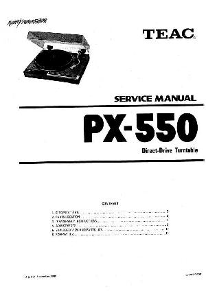 Сервисная инструкция Teac PX-550 ― Manual-Shop.ru