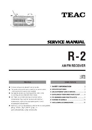 Сервисная инструкция Teac R-2 ― Manual-Shop.ru