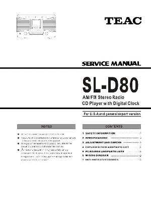 Service manual Teac SL-D80 ― Manual-Shop.ru
