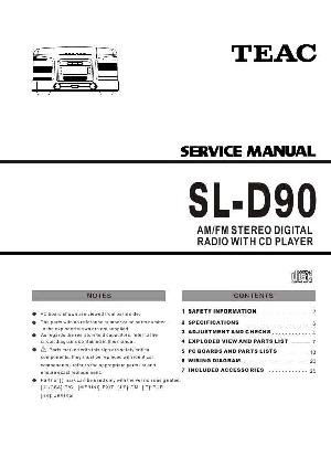 Service manual Teac SL-D90 ― Manual-Shop.ru