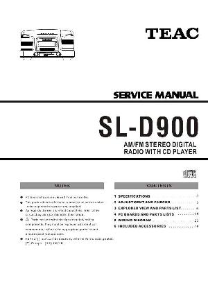 Service manual Teac SL-D900 ― Manual-Shop.ru