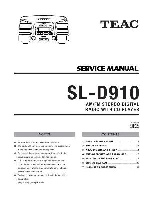 Service manual Teac SL-D910 ― Manual-Shop.ru