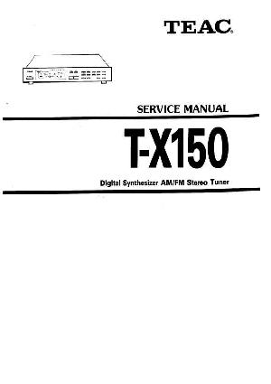 Service manual Teac T-X150 ― Manual-Shop.ru
