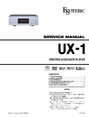 Service manual Teac UX-1 ― Manual-Shop.ru