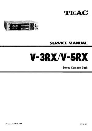Сервисная инструкция Teac V-3RX, V-5RX  ― Manual-Shop.ru
