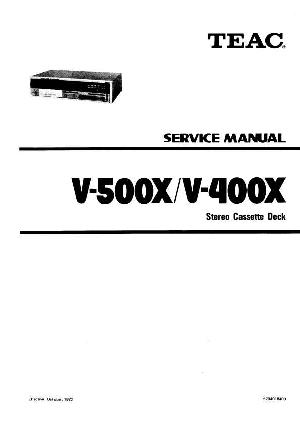 Service manual Teac V-400X, V-500X  ― Manual-Shop.ru