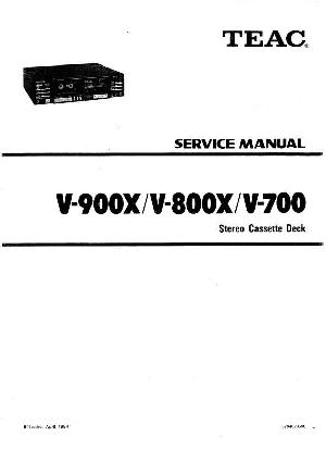 Service manual Teac V-700, V-800X, V-900X ― Manual-Shop.ru