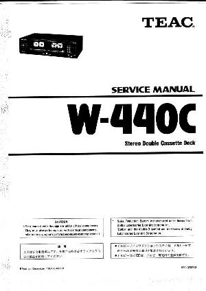 Сервисная инструкция Teac W-440C ― Manual-Shop.ru