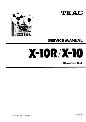 Сервисная инструкция Teac X-10, X-10R ― Manual-Shop.ru