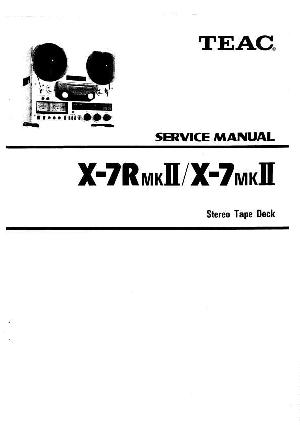 Сервисная инструкция Teac X-7MKII ― Manual-Shop.ru