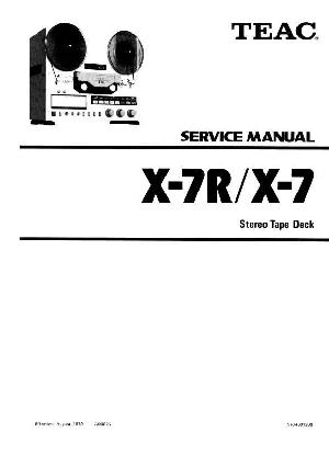 Сервисная инструкция Teac X-7R ― Manual-Shop.ru