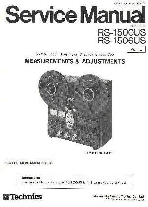Сервисная инструкция TECHNICS RS-1500US, RS-1506US VOL.2 ― Manual-Shop.ru