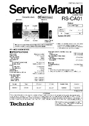 Сервисная инструкция Technics RS-CA01 ― Manual-Shop.ru
