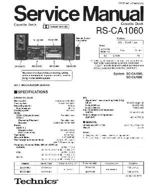 Сервисная инструкция Technics RS-CA1060 ― Manual-Shop.ru