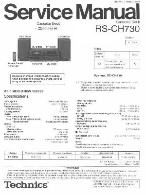 Сервисная инструкция Technics RS-CH730E ― Manual-Shop.ru