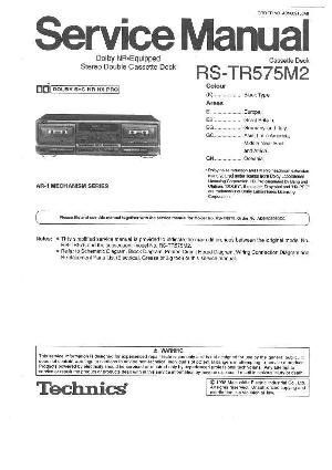 Сервисная инструкция Technics RS-TR575M2 ― Manual-Shop.ru