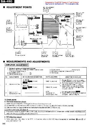 Service manual Technics SA-410 (schematic) ― Manual-Shop.ru