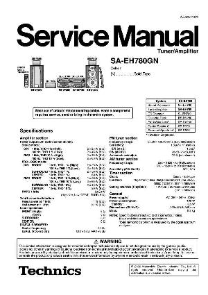 Service manual Technics SA-EH780GN ― Manual-Shop.ru
