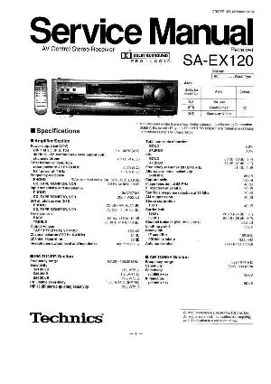 Сервисная инструкция Technics SA-EX120 ― Manual-Shop.ru