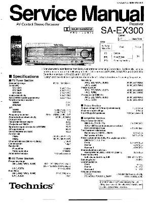 Service manual Technics SA-EX300 ― Manual-Shop.ru
