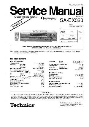 Сервисная инструкция Technics SA-EX320 ― Manual-Shop.ru