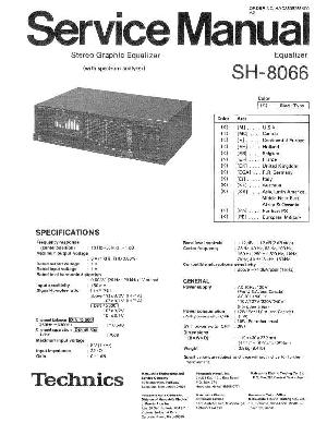 Сервисная инструкция Technics SH-8066 ― Manual-Shop.ru