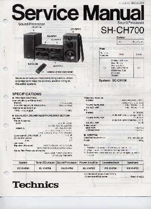 Сервисная инструкция Technics SH-CH700 ― Manual-Shop.ru