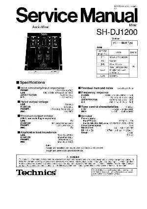 Service manual Technics SH-DJ1200 ― Manual-Shop.ru