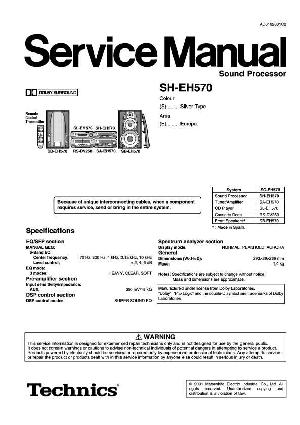 Сервисная инструкция Technics SH-EH570 ― Manual-Shop.ru