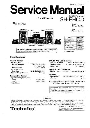 Service manual Technics SH-EH600 ― Manual-Shop.ru