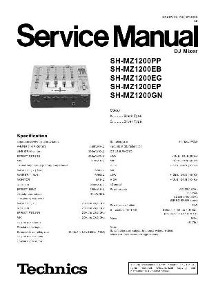 Сервисная инструкция Technics SH-MZ1200 ― Manual-Shop.ru