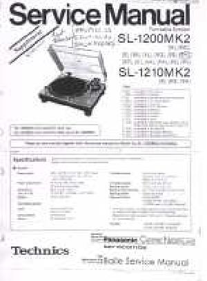 Сервисная инструкция Technics SL-1210MK2 ― Manual-Shop.ru