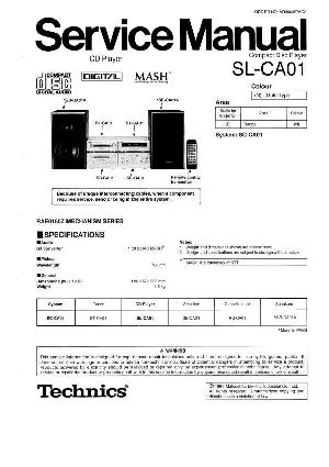 Сервисная инструкция Technics SL-CA01 ― Manual-Shop.ru