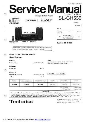 Сервисная инструкция Technics SL-CH530 ― Manual-Shop.ru