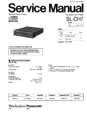 Сервисная инструкция Technics SL-CH7E ― Manual-Shop.ru